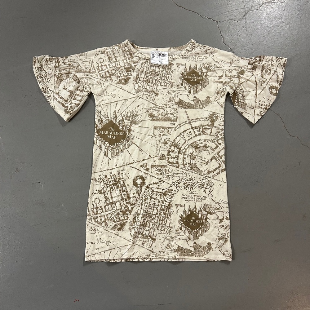 Harry Potter The Marauder's Map Tshirt Dress